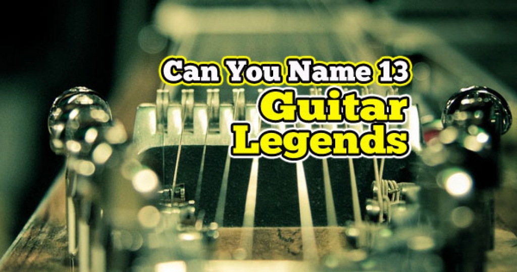 quizwow Can You Name 13 Guitar Legends?